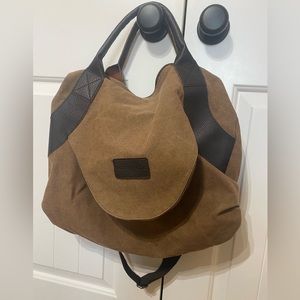 Super cute brown purse/tote.